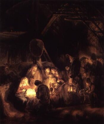 Adoración de los pastores – Rembrandt van Rijn Rembrandt van Rijn