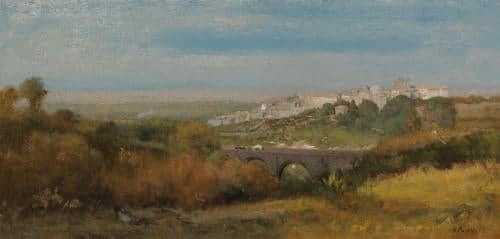 Albano, Italia (La Campagna Romana) – George Inness George Inness