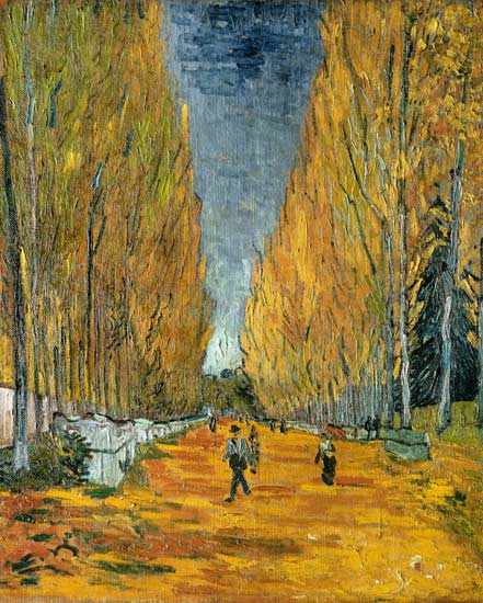 Los Alyscamps – Van Gogh Vincent Van Gogh 70x85