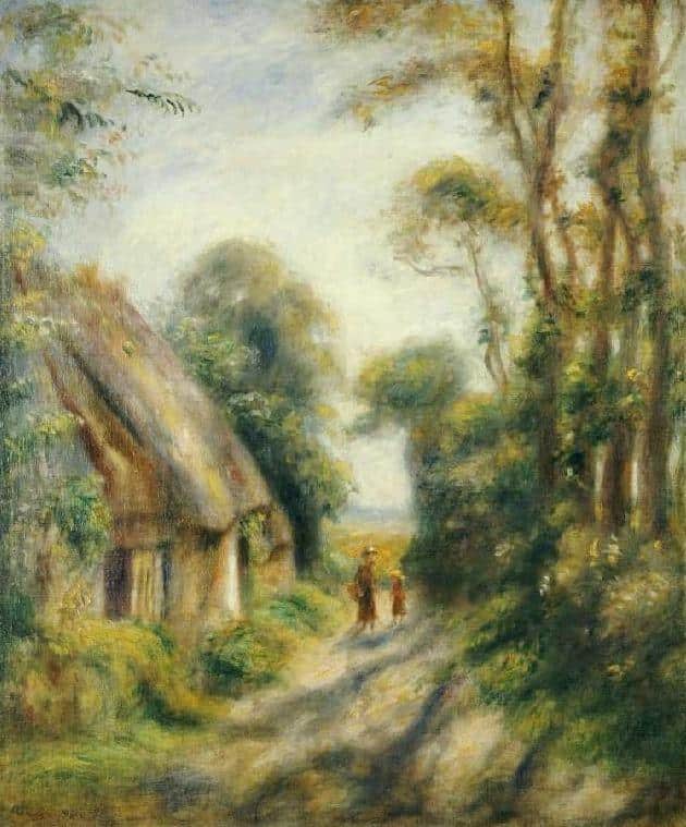 En las afueras de Berneval – Pierre-Auguste Renoir Pierre-Auguste Renoir 70x85