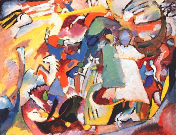 Ángel del Juicio Final 1911 – Vassily Kandinsky Vasili Kandinski 85x75