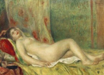 «Desnudo en reposo – Pierre-Auguste Renoir» Pierre-Auguste Renoir