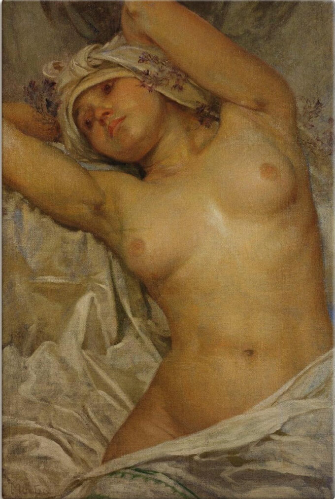 Chica desnuda – Mucha Alfons Mucha