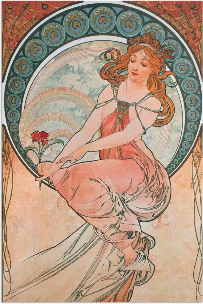 Cuatro artes: la pintura – Mucha Alfons Mucha