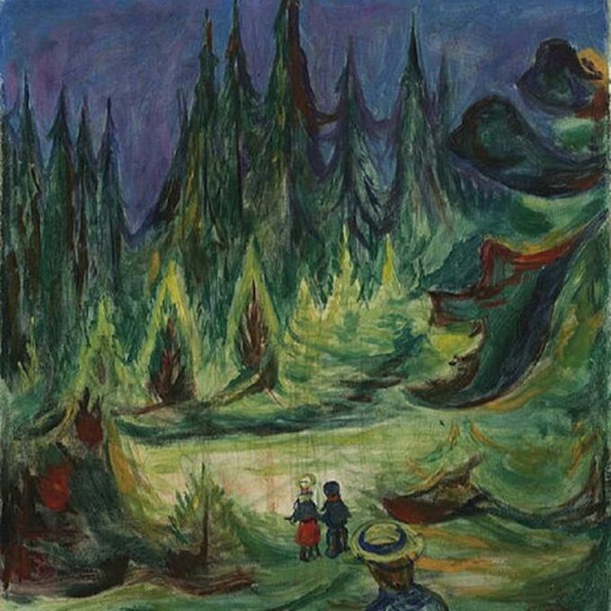 El bosque encantado – Edvard Munch Edvard Munch 70x70