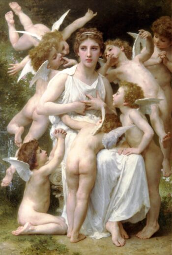 Agresión – William Bouguereau William Bouguereau