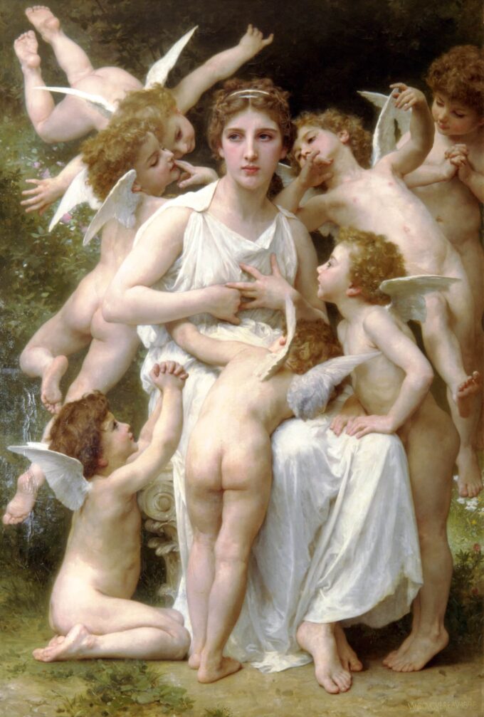 Agresión – William Bouguereau William Bouguereau 70x105