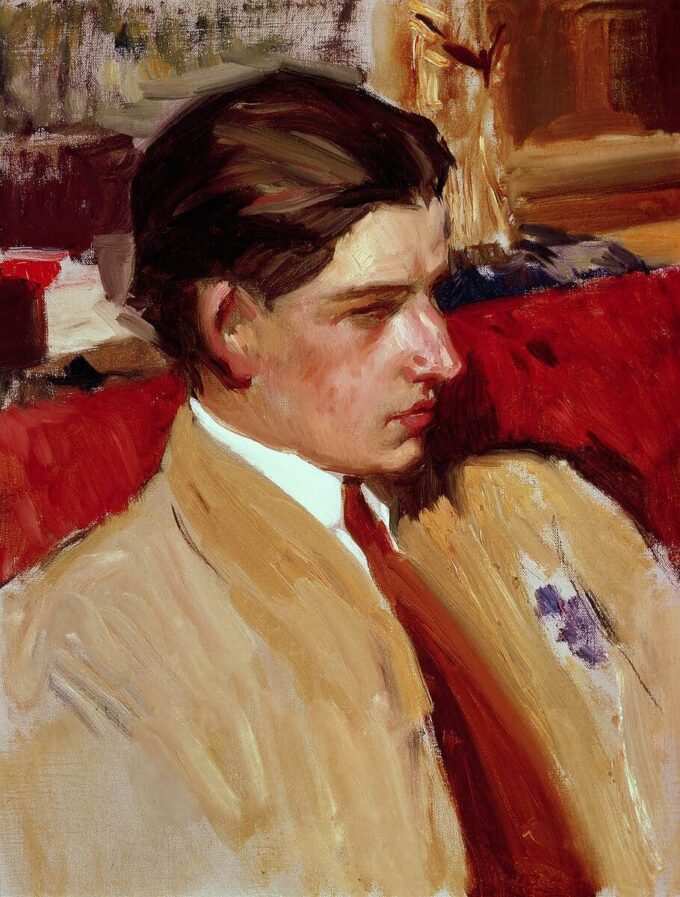 Autorretrato de perfil – Sorolla Joaquín Sorolla 70x85