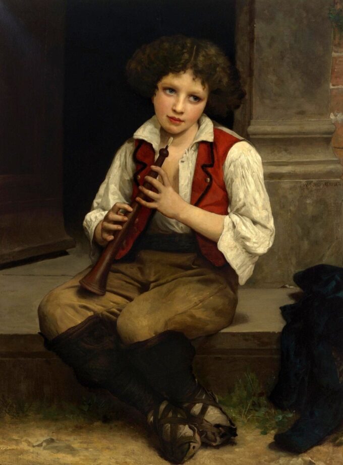 Pifferaro – William Bouguereau William Bouguereau 70x105