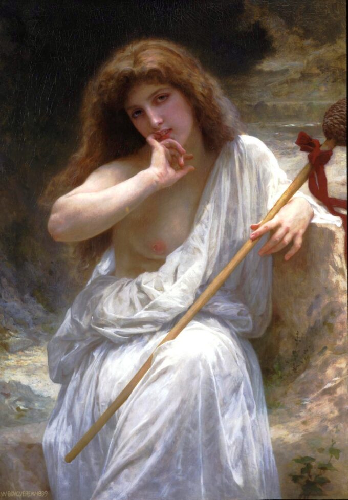 Bacante – William Bouguereau William Bouguereau 70x105