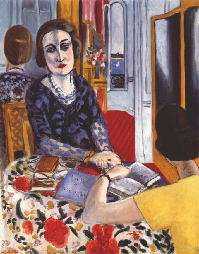 Retrato de la baronesa Gourgaud – Matisse Henri Matisse 70x85