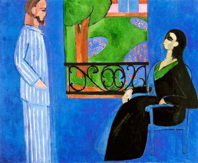 La conversación – Matisse Henri Matisse 85x75