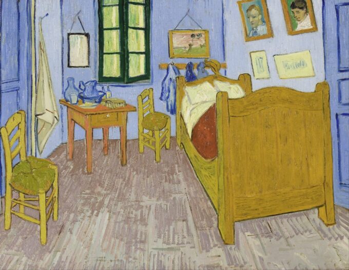 La habitación de Van Gogh en Arles – Van Gogh Cuadros Populares 85x75