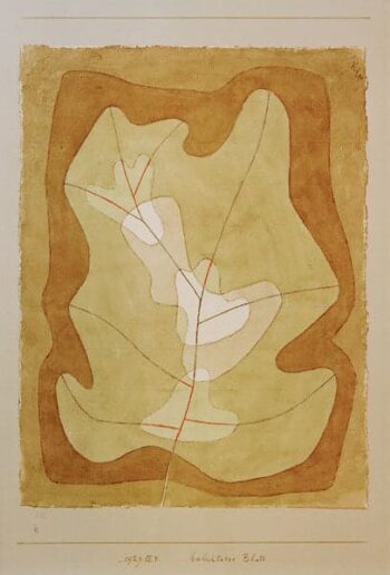 «Hoja iluminada – Paul Klee» Paul Klee