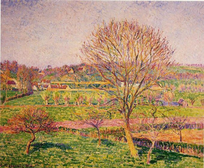 Gran nogal en Eragny – Camille Pissarro Camille Pissarro 85x75