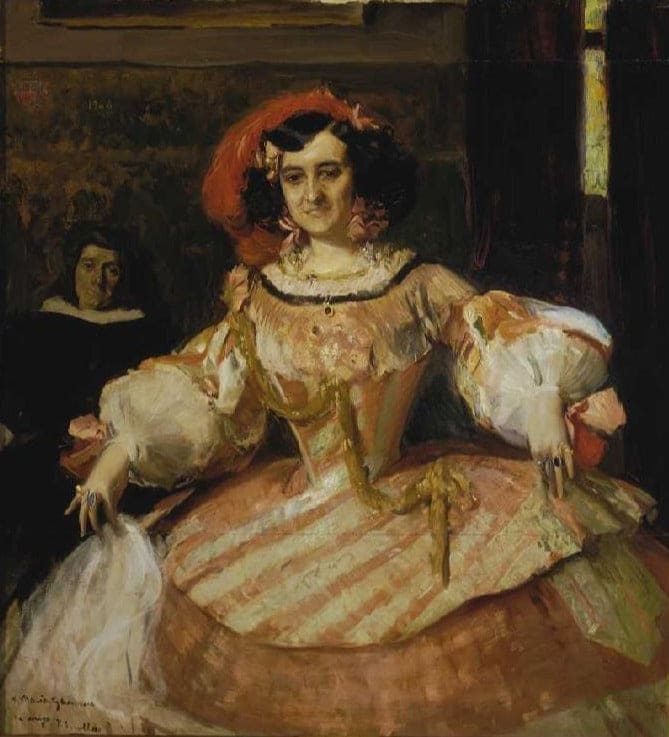 Retrato de Marie Guerrero – Sorolla Joaquín Sorolla 70x70