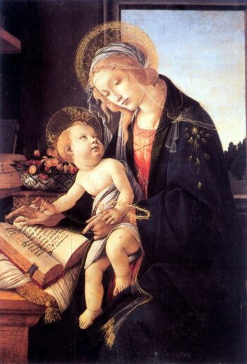 «Nuestra Señora del Libro t – Sandro Botticelli» Sandro Botticelli