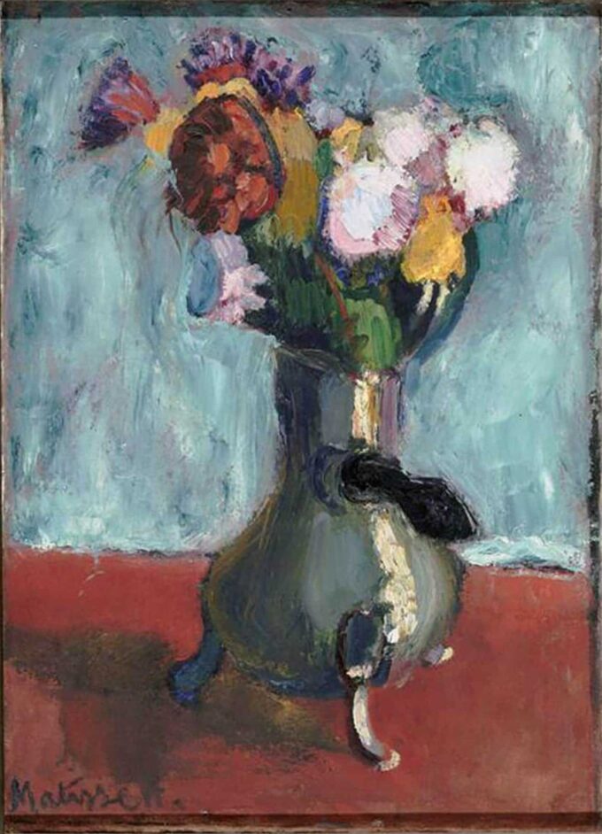 Ramo de flores en una maceta de chocolate – Matisse Henri Matisse 70x105