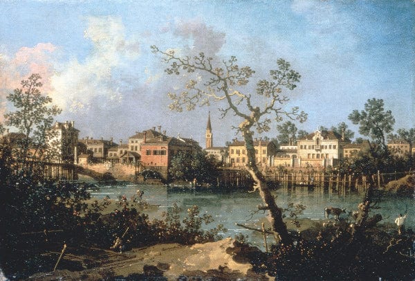 Vista de un río, hacia 1754 – Giovanni Antonio Canal Giovanni Antonio Canal 105x70