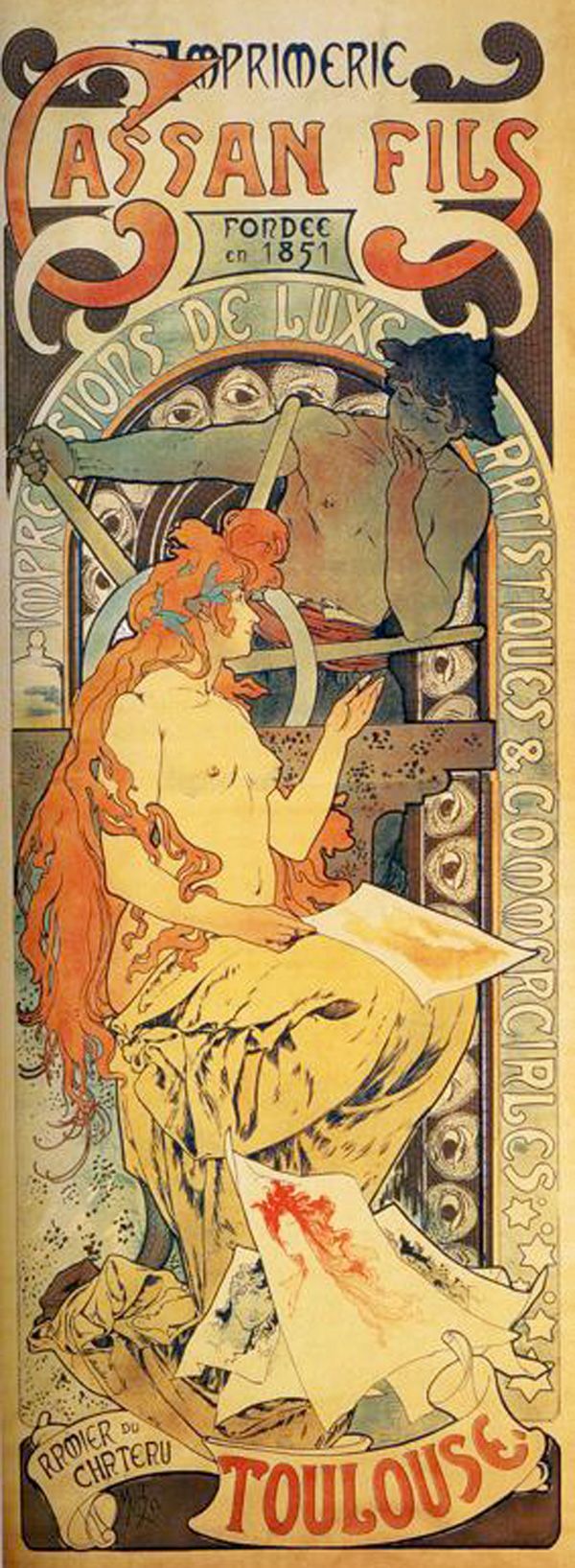 La Imprenta Cassan Fils – Mucha Alfons Mucha