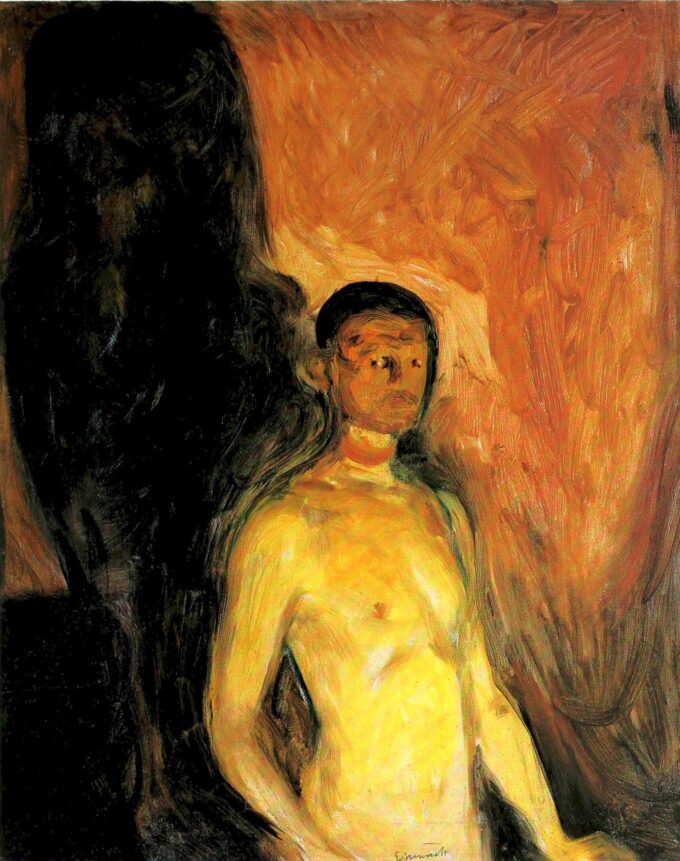 Autorretrato en el infierno – Edvard Munch Edvard Munch 70x85