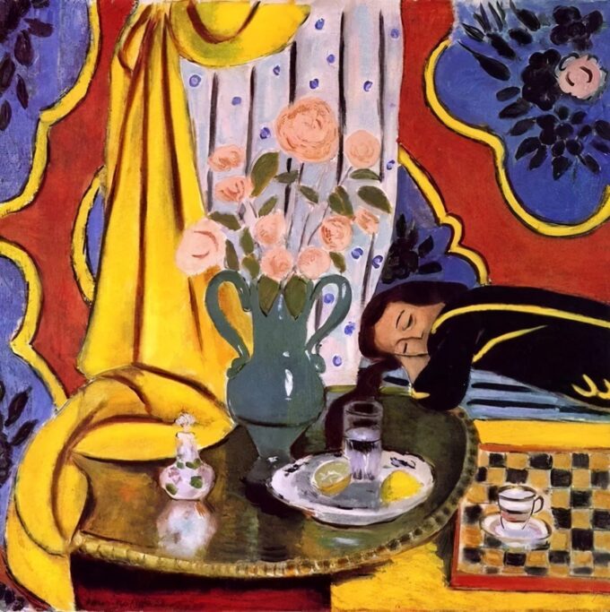 Armonía en amarillo – Matisse Henri Matisse 70x70