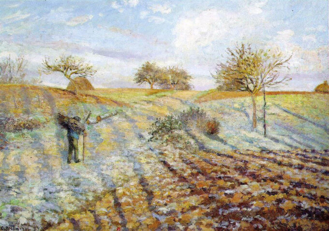 Helada blanca – Camille Pissarro Camille Pissarro 105x70