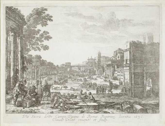 Campo Vaccino (Foro Romano) – Claude Lorrain Claude Lorrain