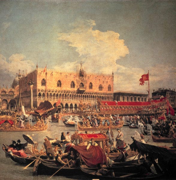 Canaletto / El regreso del Bucentauro – Giovanni Antonio Canal Giovanni Antonio Canal 70x70