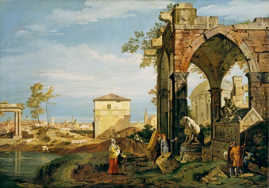 Capriccio con motivos de Padua – Giovanni Antonio Canal Giovanni Antonio Canal 105x70