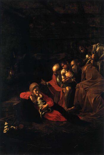 Adoración de los pastores – Caravaggio Caravaggio