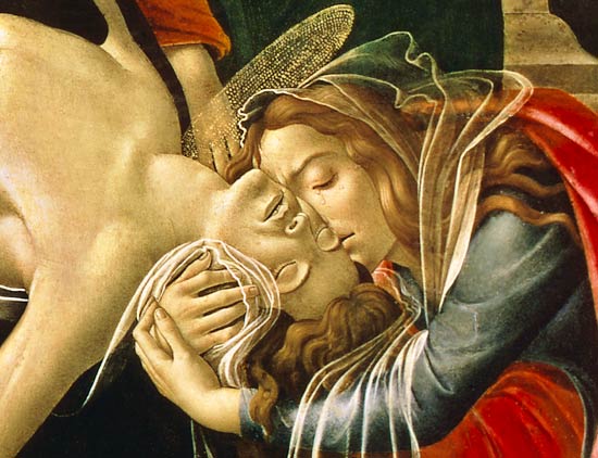 Las lamentaciones de Cristo – Sandro Botticelli Sandro Botticelli 85x75