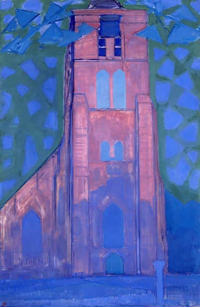 Campanario de la iglesia de Zelanda – Mondrian Piet Mondrian 70x105