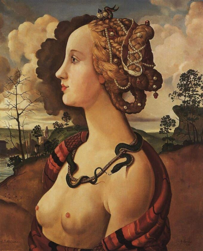 Copia de Simonetta Vespucci (1453-76) – Sandro Botticelli Sandro Botticelli 70x85