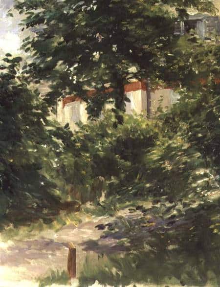 Un rincón de jardín en Rueil – Edouard Manet Édouard Manet 70x85