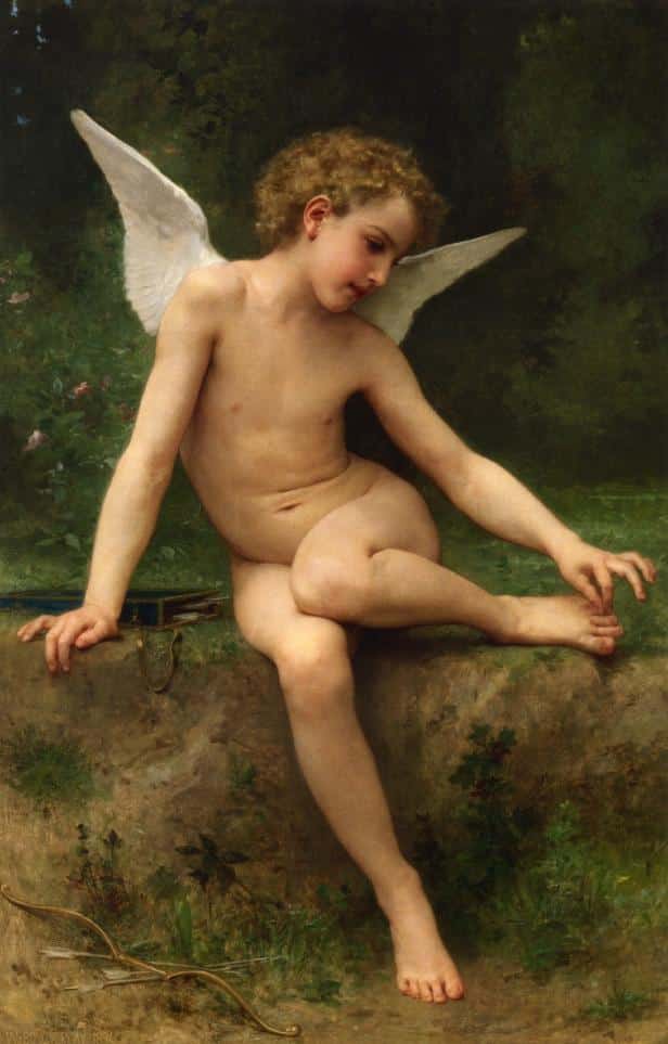 «Cupido con espina – William Bouguereau» William Bouguereau 70x105