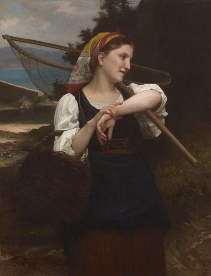 Hija de pescador – William Bouguereau William Bouguereau 70x85