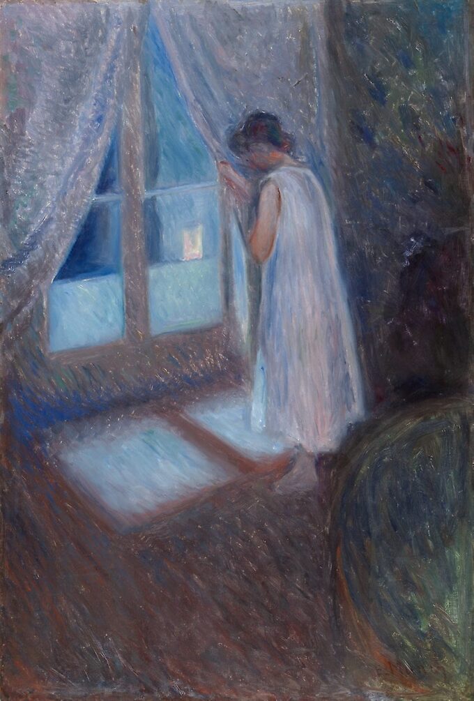 Chica mirando por la ventana – Edvard Munch Edvard Munch 70x105