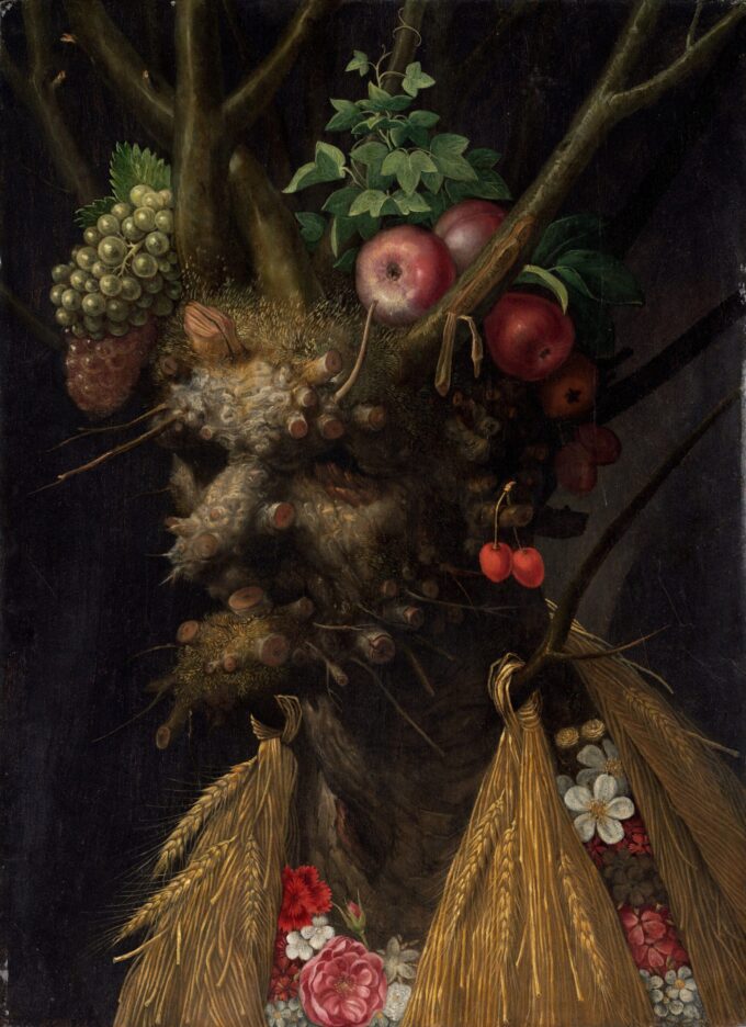 Cuatro estaciones en una sola cabeza – Arcimboldo Giuseppe Arcimboldo