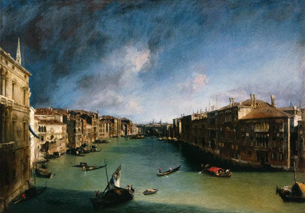 El Gran Canal del Palazzo Balbi contra Rialto – Giovanni Antonio Canal Giovanni Antonio Canal 105x70