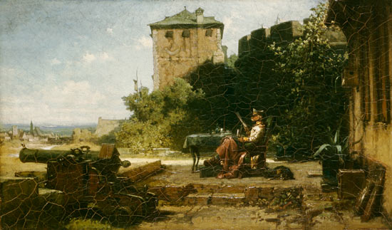 El comandante de la fortaleza anciano – Carl Spitzweg Carl Spitzweg 120x70