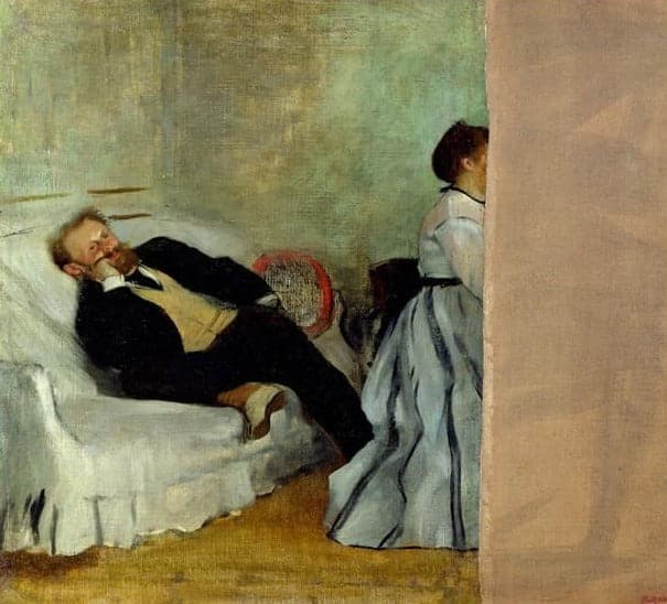 El pintor Edouard Manet con su esposa Suzanne – Edouard Manet Édouard Manet 70x70