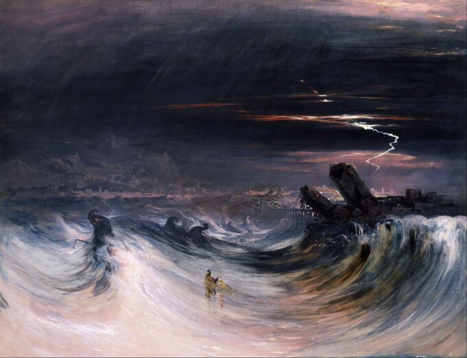 Destrucción de Tiro – John Martin John Martin 85x75