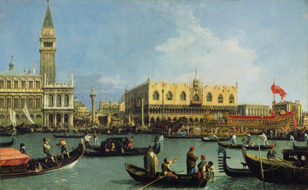 El regreso del Buccintoro, Venecia – Giovanni Antonio Canal Giovanni Antonio Canal 105x70