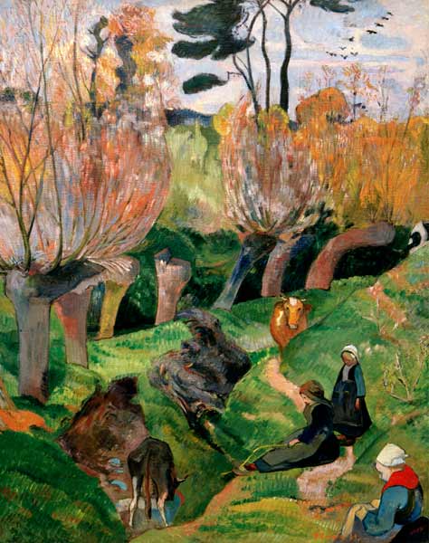 Los sauces – Paul Gauguin Paul Gauguin 70x85