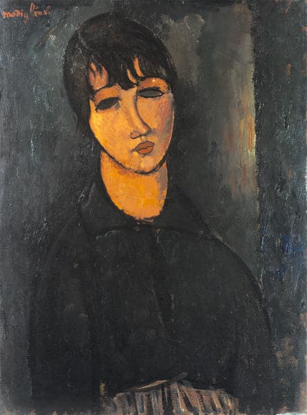 Retrato de una criada – Amedeo Modigliani Amedeo Modigliani