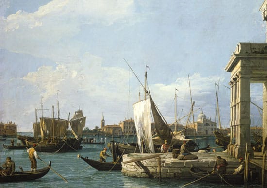 Las aduanas en Venecia – Giovanni Antonio Canal Giovanni Antonio Canal 105x70