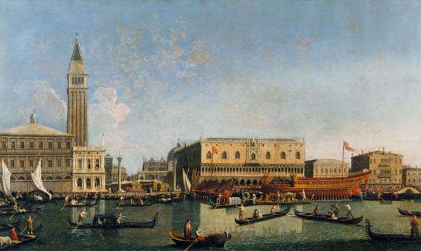 Venecia / Palacio de los Dogos / Pintura / Siglo XVIII – Giovanni Antonio Canal Giovanni Antonio Canal 120x70