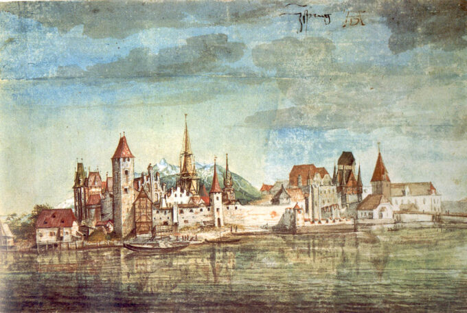 Innsbruck desde el norte – Albrecht Dürer Albrecht Dürer 105x70