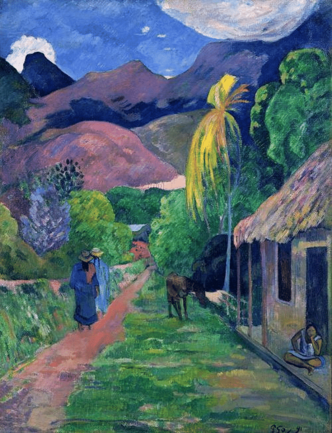 Calle de Tahití – Paul Gauguin Paul Gauguin 70x85